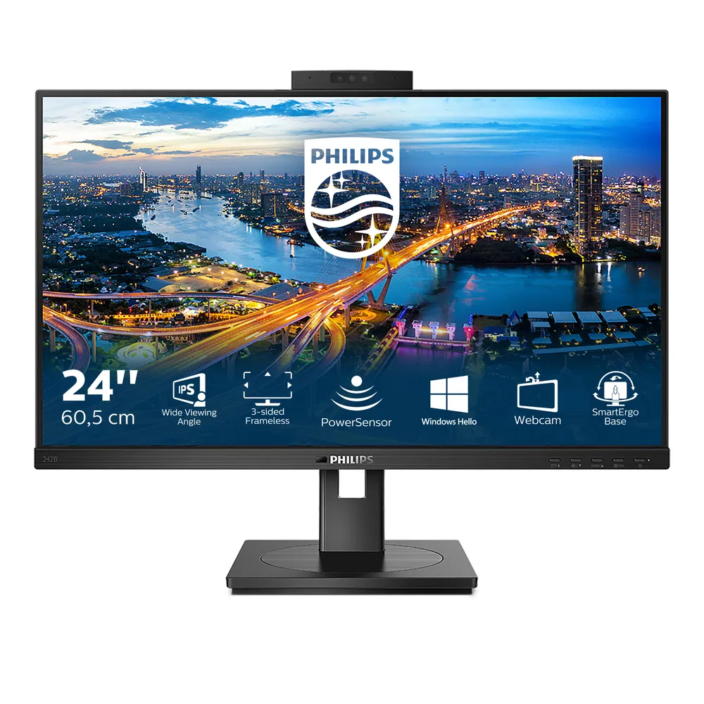 Philips B-line 242B1H Monitor 61cm (24") Full HD | 242b1h/00 | IPS - 4ms