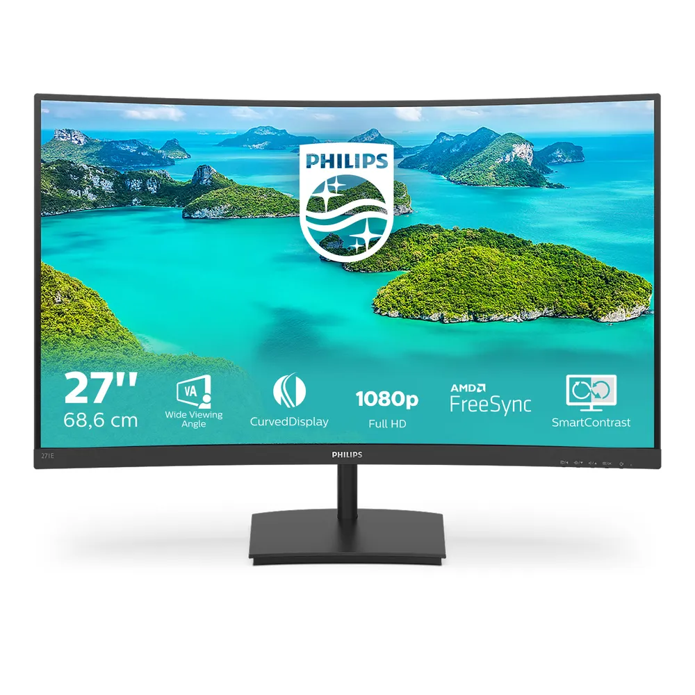 Philips E-line 271E1SCA | 271e1sca/00 | LED-Monitor - gebogen