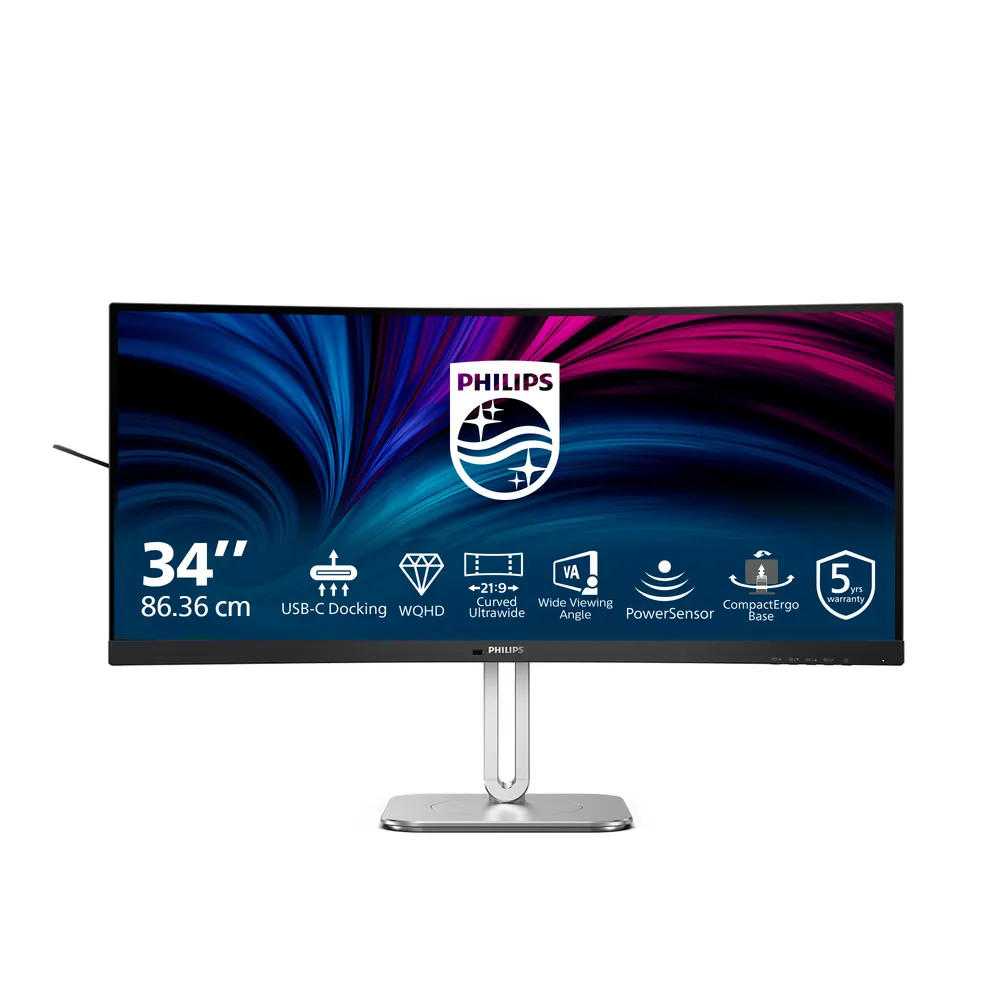 Philips 34B2U5600C Curved-Monitor 86.36cm (34") | 34b2u5600c/00 | UWQHD - VA