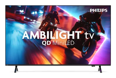 TV Philips QD-Mini LED 55MLED910/12 55" 4K Ambilight Smart TV Dolby Vision WiFi Schwarz