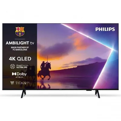 TV Philips QLED 55PUS8400 55" 4K UltraHD 60Hz Smart TV Titan OS HDR10+ Ambilight Dolby Atmos
