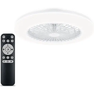 Deckenventilator mit Licht Philips Amigo 48W 49cm 3 Stufen LED Fernbedienung Winterbetrieb