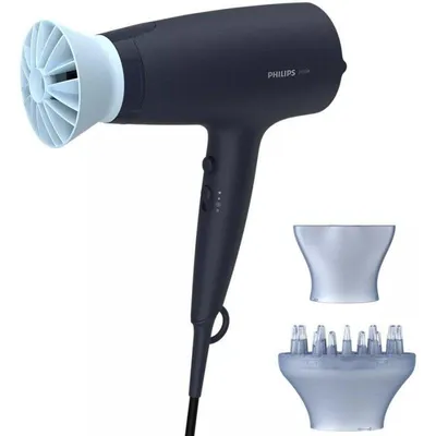 Ionen Föhn Philips 3000 Series BHD360/20 2100W 6 Temperaturstufen 6 Geschwindigkeiten Zubehör Navy