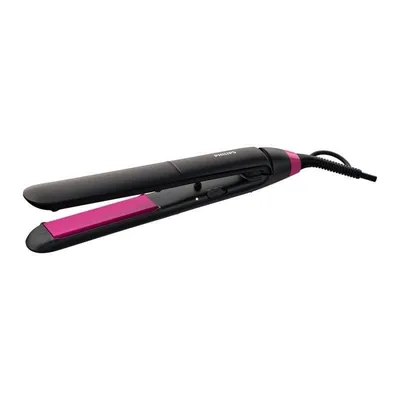 Keramik-Glätteisen Philips StraightCare Essential BHS375/00 220°C 2 Temperaturstufen Keratin Schwarz Rosa