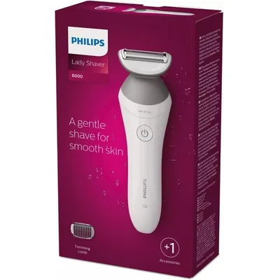 Intimrasierer Philips Lady Shaver Series 6000 BRL126/00 Kabellos 40min Nass und Trocken 1 Scherfolie