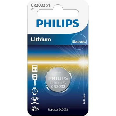 Philips Minicells CR2032/01B Haushaltsbatterie Einwegbatterie Lithium