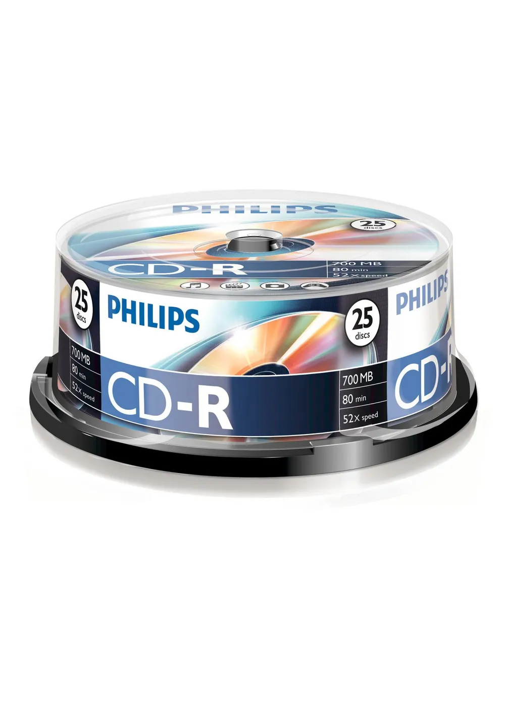 CD-R Philips CR7D5NB25/00 52x 700MB Spindel 25 Stück