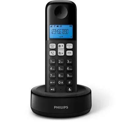 Philips D1611B/34 Schnurloses Telefon Schwarz