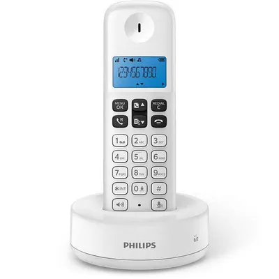 Philips D1611W/34 Schnurlostelefon Weiß