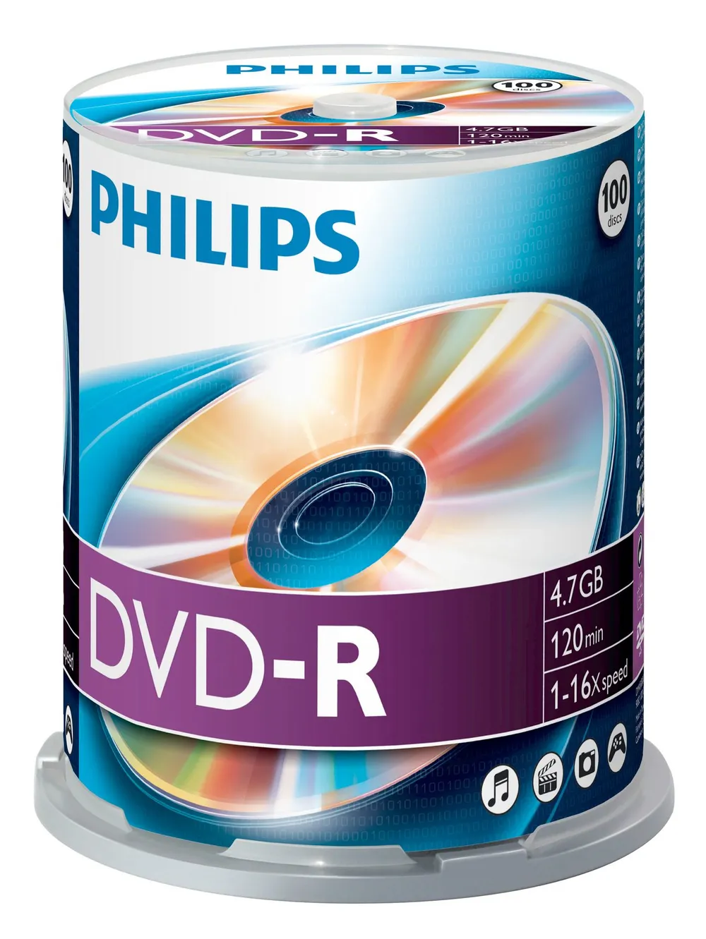 Bobine DVD Philips DM4S6B00F 16x 4.7 GB