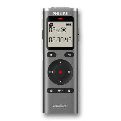 Philips DVT1170 Digitaler Audio Recorder 8 GB 360° Mikrofon USB
