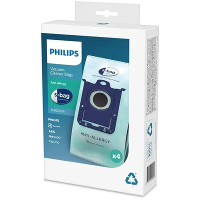 Staubbeutel Philips s-bag 4 Stück 3 L synthetisch