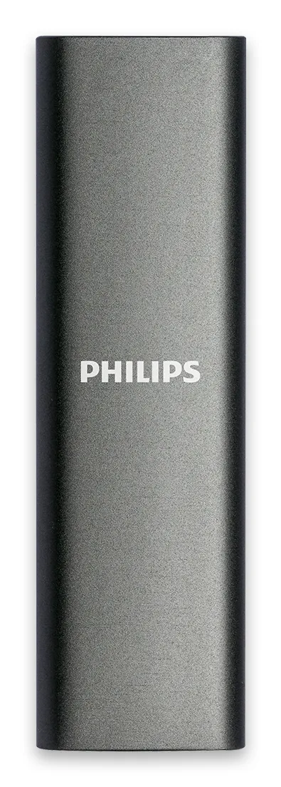 SSD Philips FM02SS030P/00 2TB USB Typ C 3.2 Gen 1 550MB/s Grau SSD Philips FM02SS030P/00 2TB USB Typ C 3.2 Gen 1 550MB/s Grau
