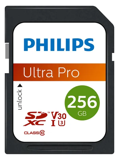 Speicherkarte Philips FM25SD65B 256GB SDXC UHS-I Class 10 U3 V30