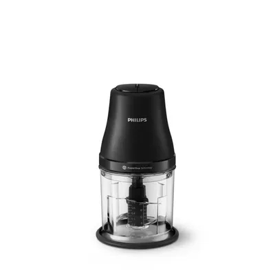 Elektrische Küchenmaschine Philips HR1501/00 1 L 450 W 4 Klingen Schwarz