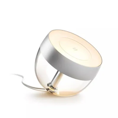 Schreibtischlampe intelligent Philips Hue Iris Sonderedition silber