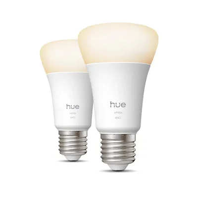 Intelligente Glühbirne Philips Hue A60 E27 810 Lumen Pack mit 2