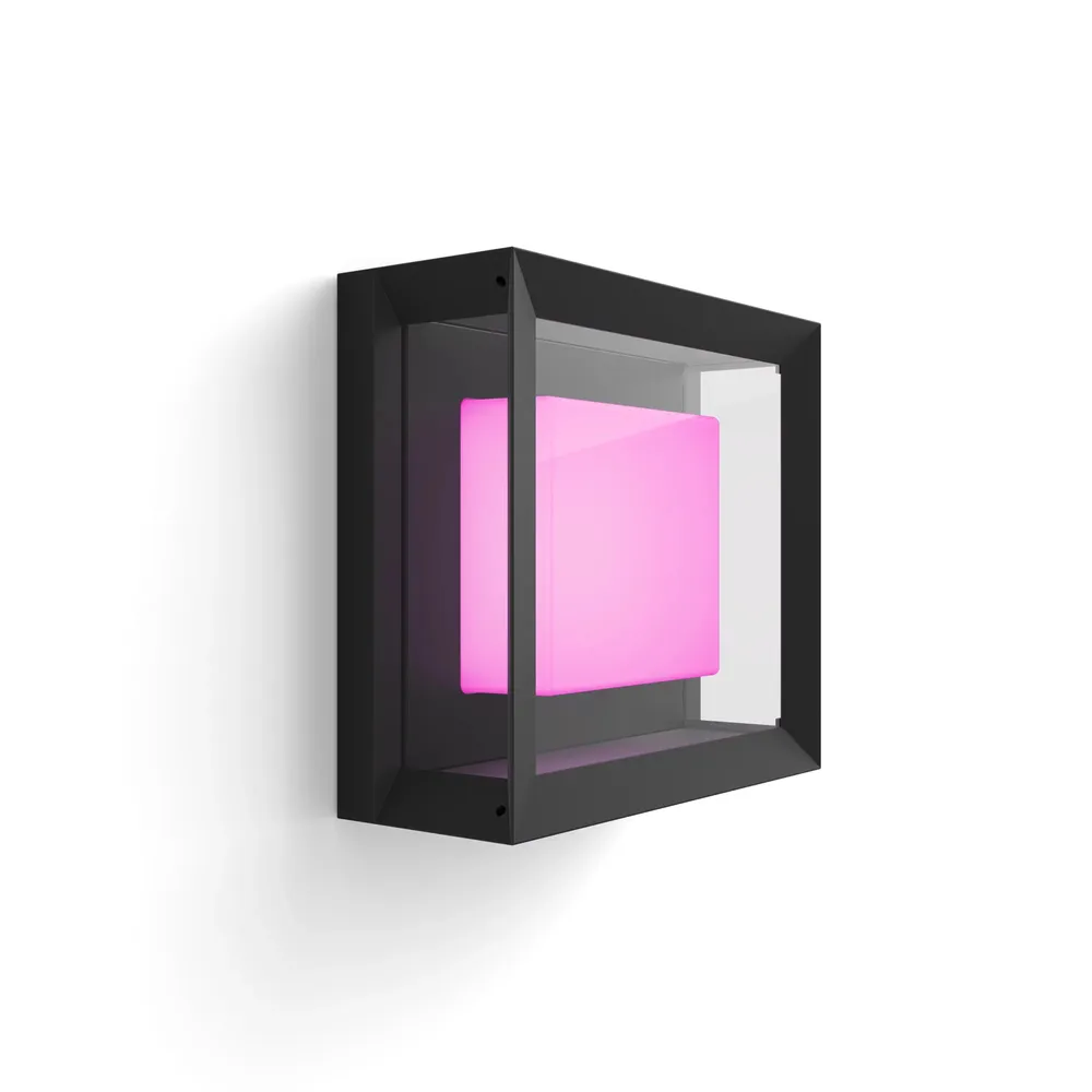 Philips Hue Econic Wandlampe White & Color Schwarz modern