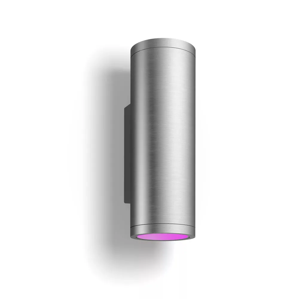 Philips Hue Appear Wandleuchte White & Color - Edelstahl