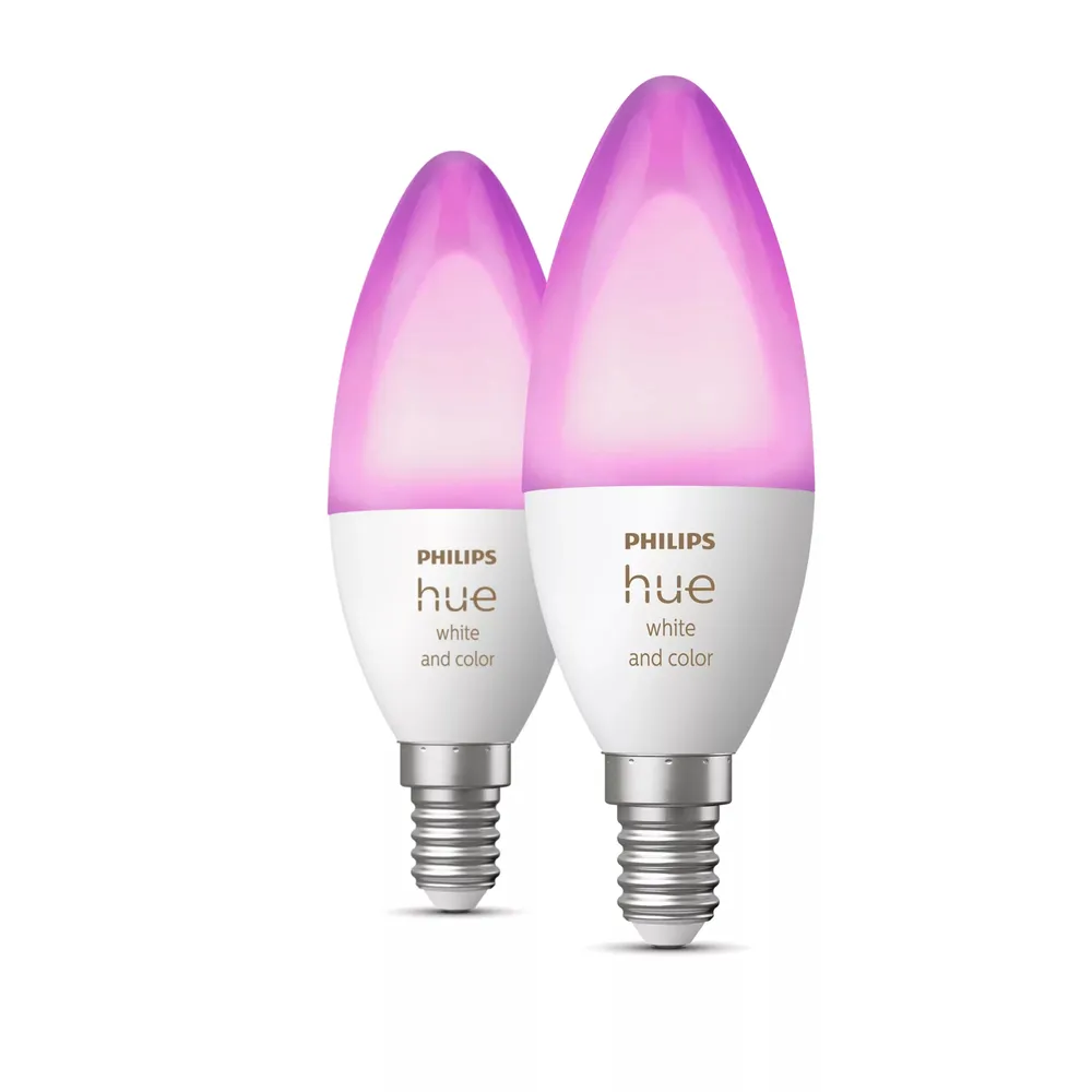 Philips Hue White & Color E14 Doppelpack