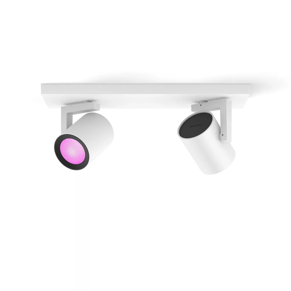 Philips Hue Argenta Aufbauspot White & Color - Weiß - 2 Spots