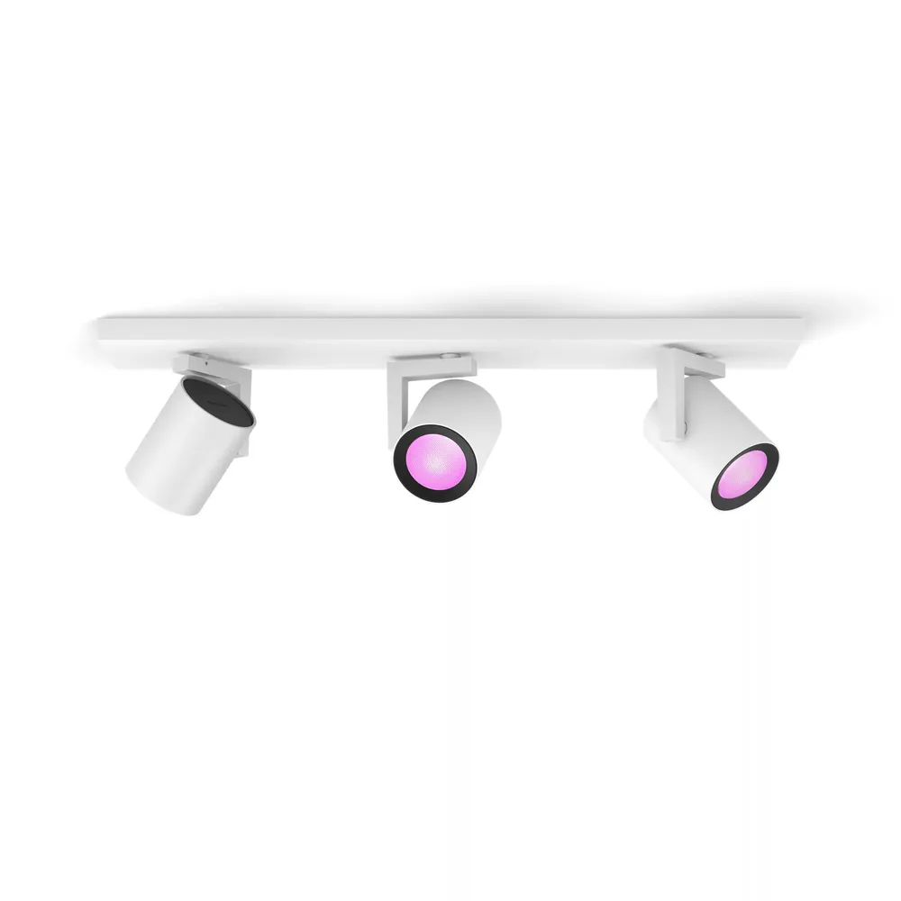 Philips Hue Argenta Aufbauspot White & Color - Weiß - 3 Spots