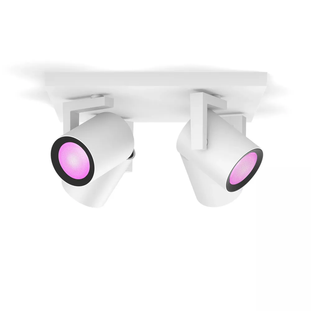 Philips Hue Argenta Aufbauspot White & Color - Weiß - 4 Spots