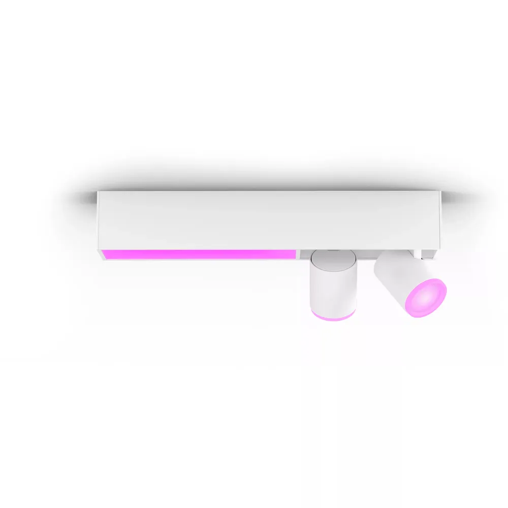 Philips Hue Centris Aufbauspot White & Color - Weiß - Rechteckig - 2 Spots