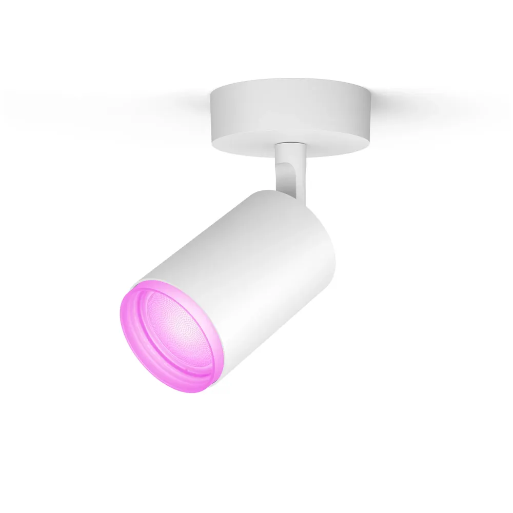 Philips Hue Fugato Aufbauspot White & Color - Weiß - 1 Spot