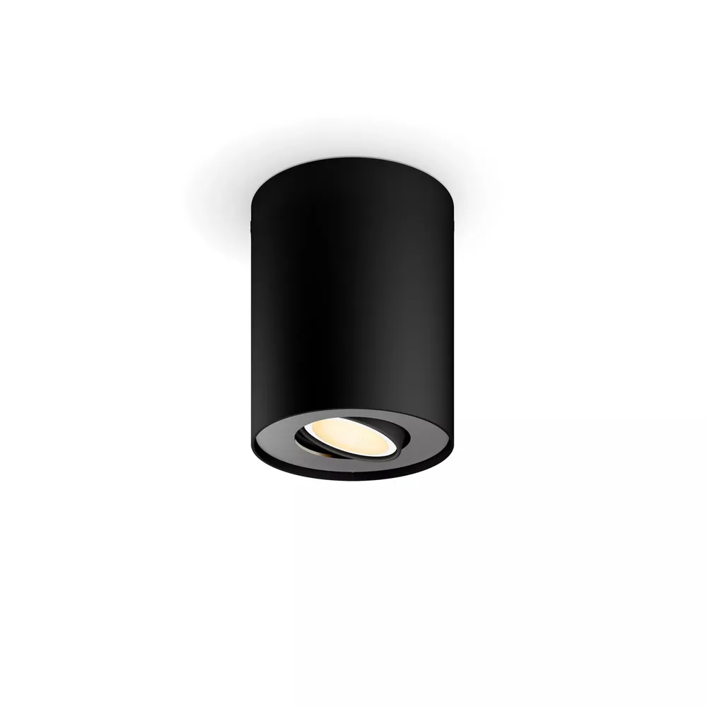 Philips Hue Pillar Aufbauspot White Ambiance - Schwarz - 1 Spot