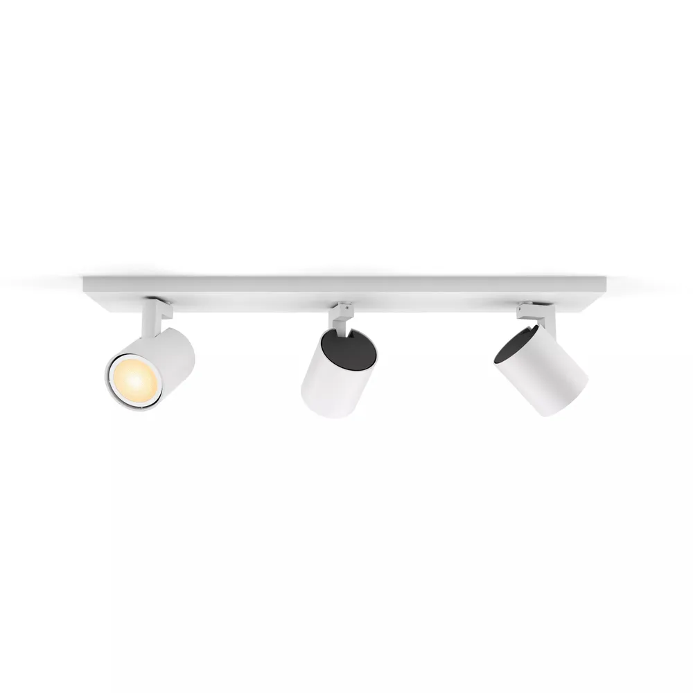 Philips Hue Runner Aufbauspot White Ambiance - 3 Spots - Weiß + Dimmer