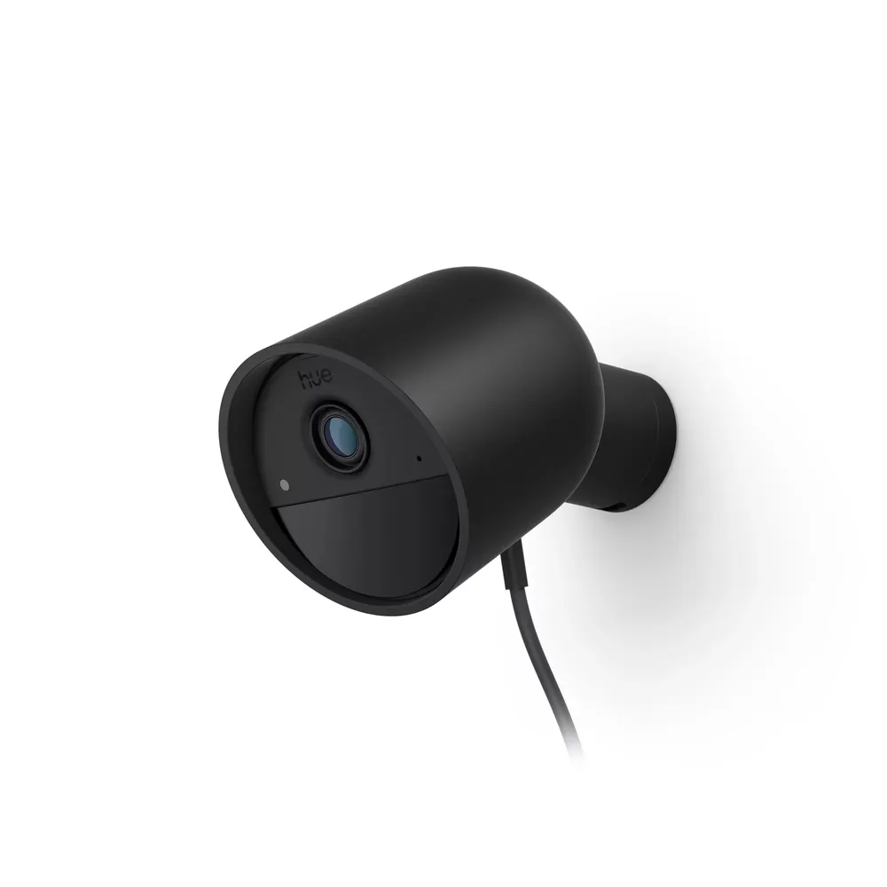 Philips Hue Secure Cam 2K Kabelgebunden Schwarz