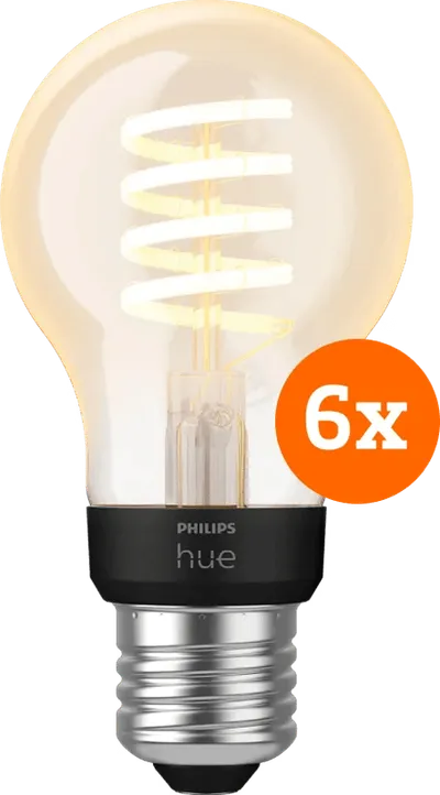 Philips Hue Filament White Ambiance Standard 6er-Pack