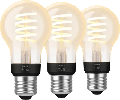 Philips Hue Filamentlampe White Ambiance Standard E27 3er-Pack
