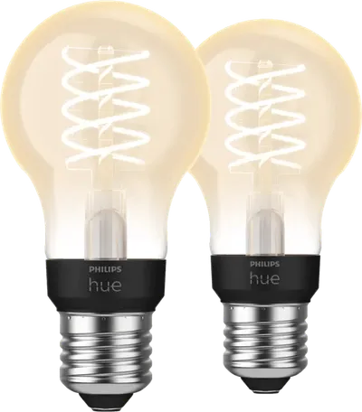 Philips Hue Filamentlampe White Standard E27 - 2023 - Doppelpack