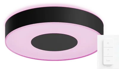 Philips Hue Infuse M Deckenleuchte White & Color Schwarz + Dimmer