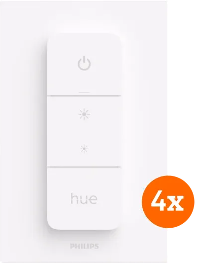 Philips Hue Kabelloser Dimmer 4er-Pack