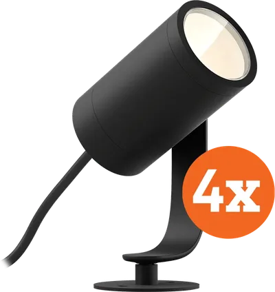 Philips Hue Lily Starterpaket White & Color Spießstrahler 4er-Pack