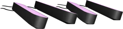 Philips Hue Play Lightbar White and Color Schwarz 4er-Pack