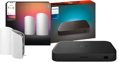 Philips Hue Play Wall Washer Weiß - Doppelpack + HDMI Sync Box 8K