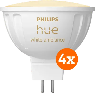 Philips Hue Spot White Ambiance MR16 4er-Pack