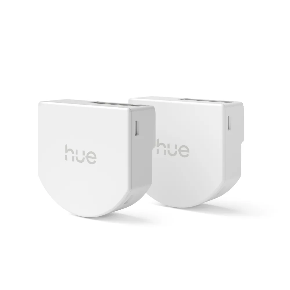 Philips Hue Wandschaltermodul - verdrahtet, 1-Kanal - 2er-Set - Weiß