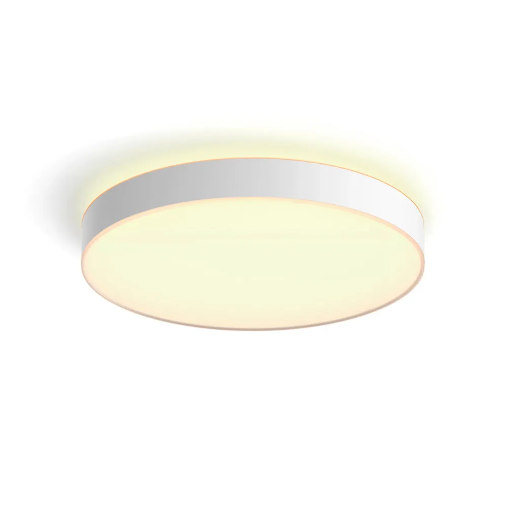 Philips Hue White Ambiance Enrave Deckenleuchte XL 4750lm + Dimmschalter - Weiß