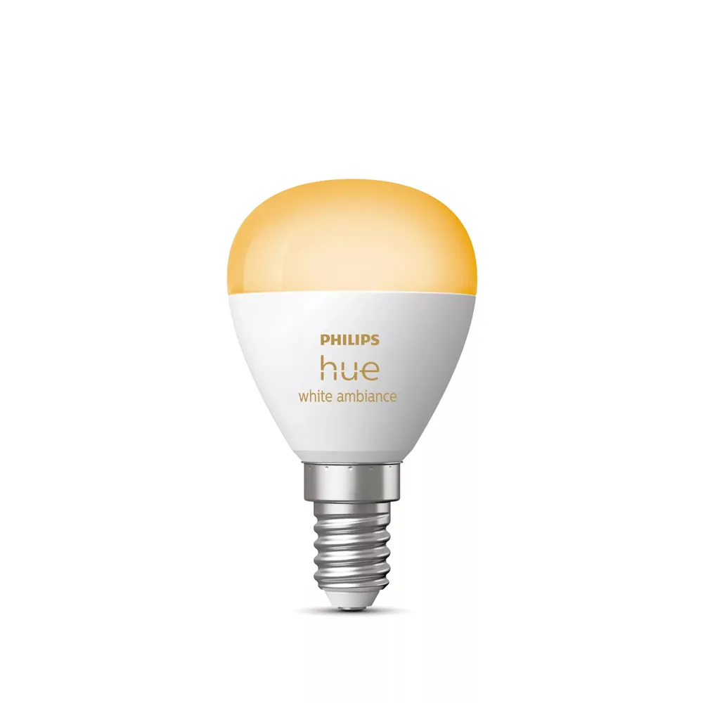 Philips Hue White Ambiance Luster LED Lampe E14 - Weiß
