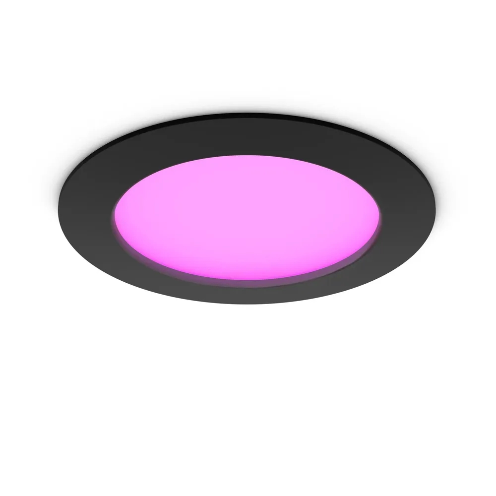 Philips Hue White & Colour Ambiance Deckenleuchte L - 1500lm, rund, 170mm - Schwarz