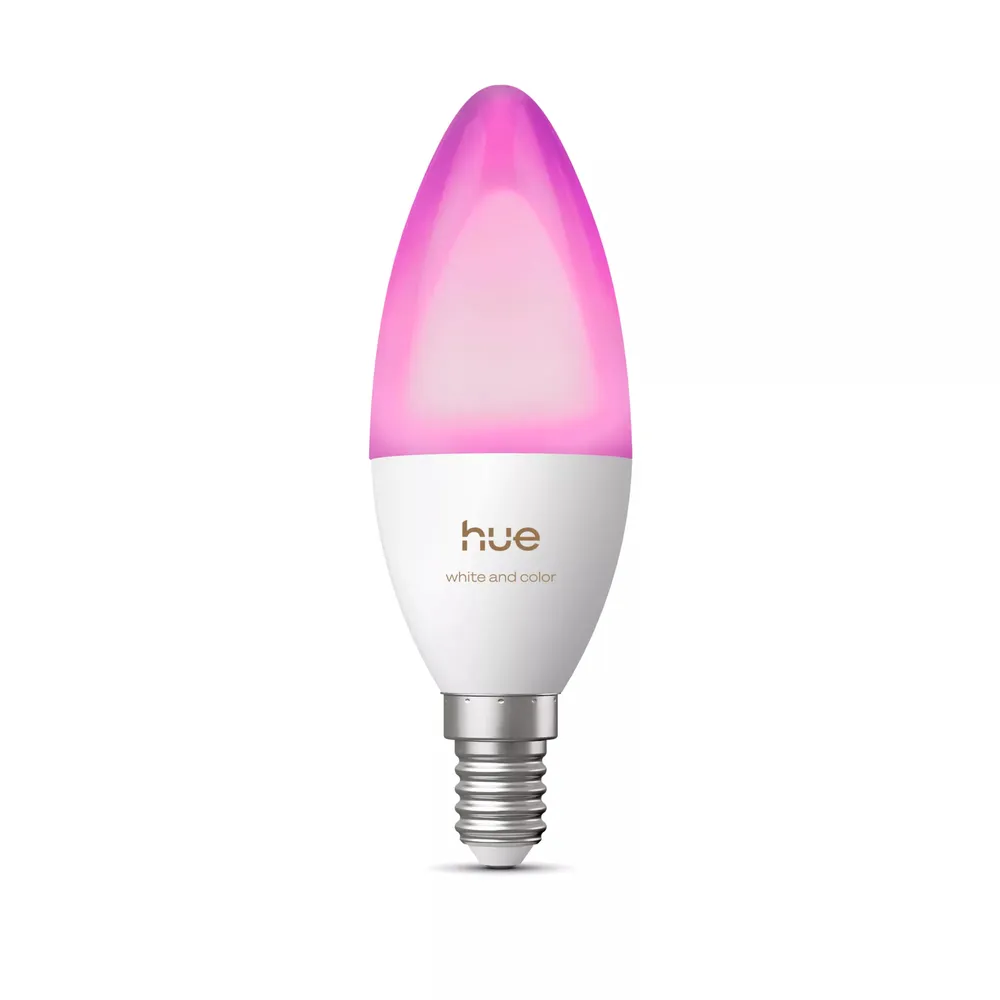 Philips Hue White & Colour Ambiance Kerzenlampe E14 - 500lm - Weiß