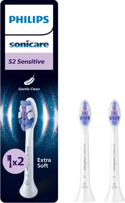 Philips Sonicare Sensitive HX6052/87 Weiß (2 Stück)