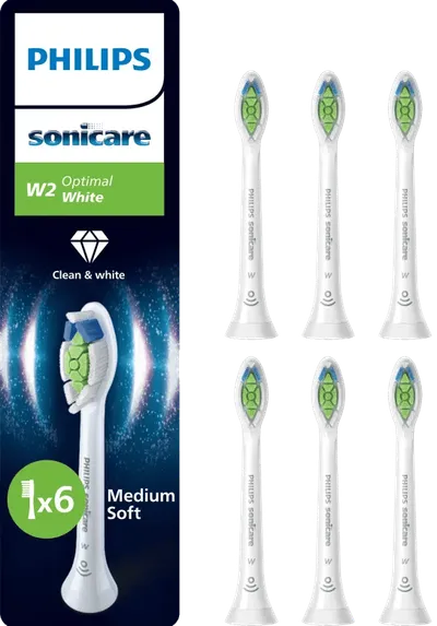 Philips Sonicare Optimal White HX6066/87 Weiß (6 Stück)