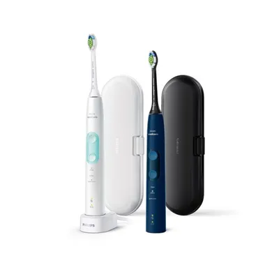 Schallzahnbürste Philips Sonicare ProtectiveClean 5100 HX6851/34 3 Modi 2 Bürstenköpfe Drucksensor Etui