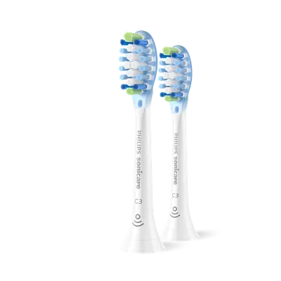 HX9042/87 Sonicare Premium Plaque Defence, 2er, Weiß Aufsteckbürsten